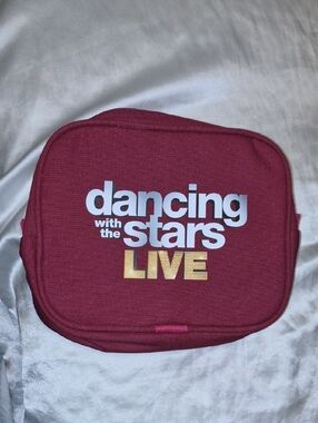 Dancing With The Stars LIVE Maroon Cosmetic Bag